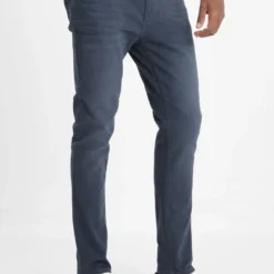 Pier One Coloured Baron - Slim Fit Jeans - Dark Blue