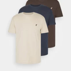 Pier One 3 Pack - T-Shirt Basic - Dark Blue/Beige/Dark Brown -Pier One-Winkel 0ff326bc8c55447a9774470285a7df1e scaled