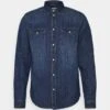 Pier One Denim - Overhemd - Blue Denim -Pier One-Winkel 14816eb33aa843d586d3ae8070a120b6