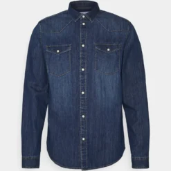 Pier One Denim - Overhemd - Blue Denim