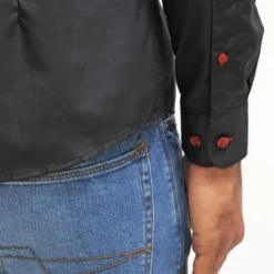 Pier One Overhemd - Black/Red -Pier One-Winkel 1cc26882c4194d1486a01c69112de5b1