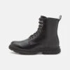 Pier One Leather - Veterboots - Black 1 Pier One Leather - Veterboots - Black -Pier One-Winkel 1ed3192bc5834cbc9c5b0a71112b7278