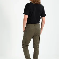 Pier One Cuffed Skinny Trouser- Cargobroek - Khaki -Pier One-Winkel 27a3522f85514c679fcedaaaf368adc1
