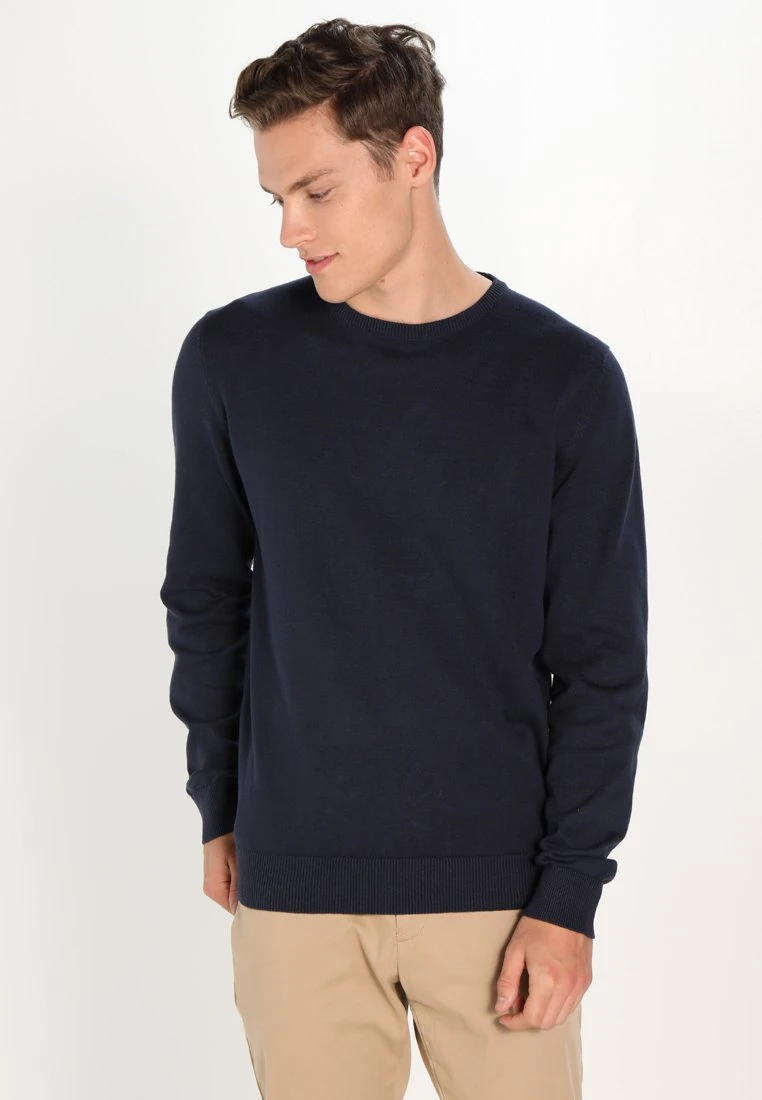 Basic Crewneck - Trui - Dark Blue Pier One Basic Crewneck - Trui - Dark Blue -Pier One-Winkel 329922927e9b4f2e90d457cc0511bf45