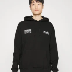 Pier One Wood Hoodie - Hoodie - Black