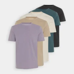 Pier One 5 Pack - T-Shirt Basic - White/Off-White/Lilac -Pier One-Winkel 457fc2dd907744f0aad3de7198ff6a0b scaled