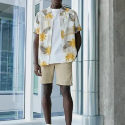 Pier One 2 Pack - Shorts -Dark Blue/Tan