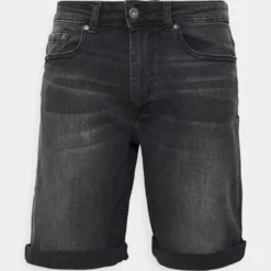 Pier One Jeansshort - Grey Denim