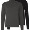 Pier One 2 Pack - Basic Turtleneck - Trui - Black/Mottled Dark Grey -Pier One-Winkel 564ded1d5c3c4890971ea33fb300ac4a scaled