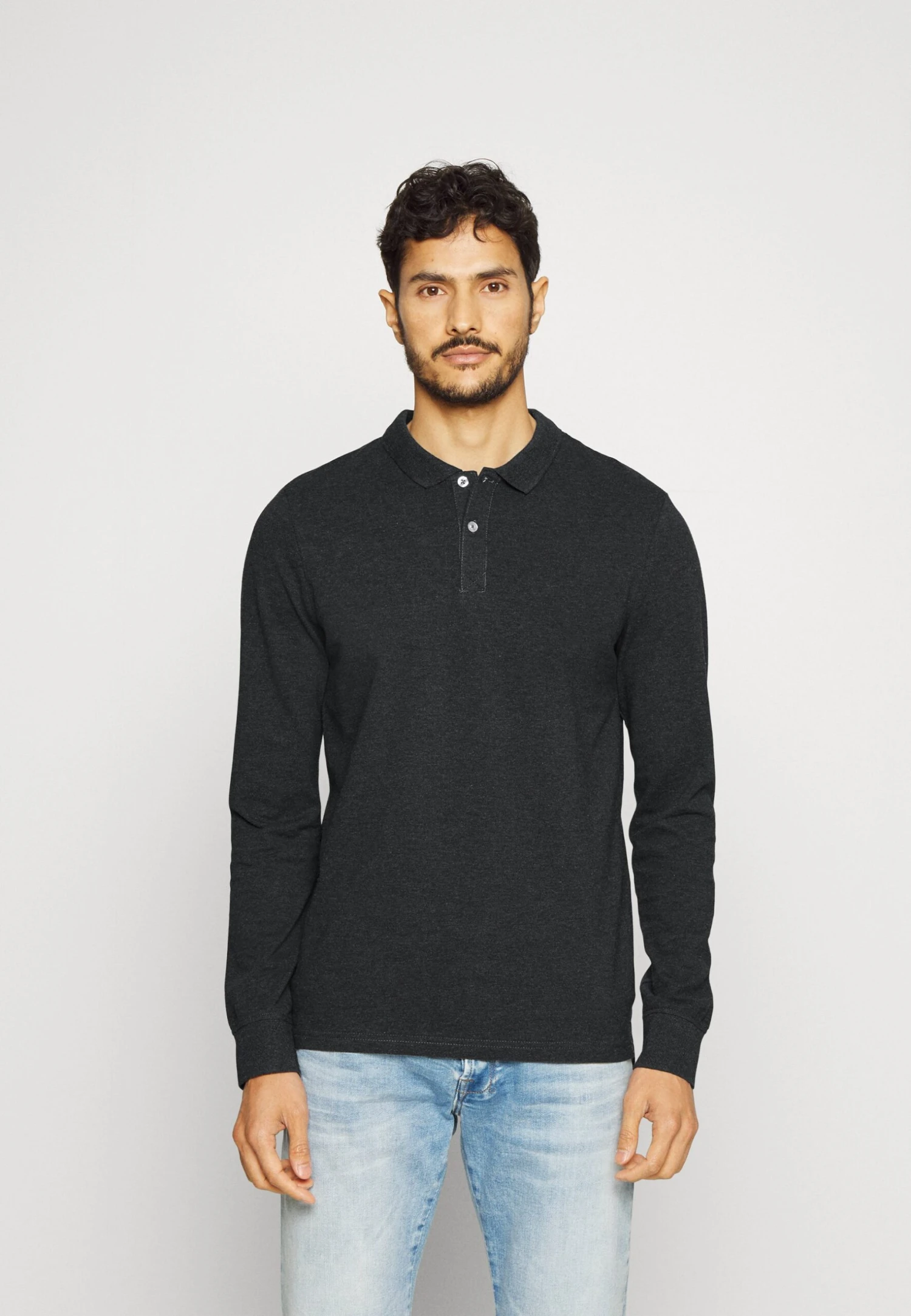 Long Sleeve 2 Pack- Poloshirt - Dark Grey/Khaki Pier One Long Sleeve 2 Pack- Poloshirt - Dark Grey/Khaki -Pier One-Winkel 61c36d2fe9404d06a651873e3825e3f3 scaled