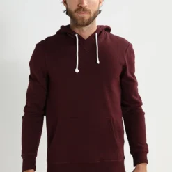 Pier One Hoodie - Bordeaux Melange
