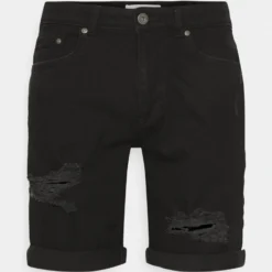 Pier One Jeansshort - Black