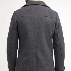 Pier One Halflange Jas - Dark Grey -Pier One-Winkel 6c62ffa9699e49f18086c6a35e80580c