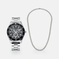 Pier One Horloge - Silver-Coloured