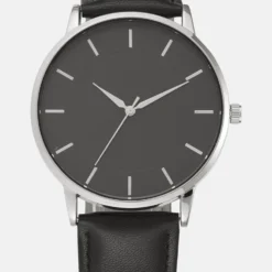 Pier One Horloge - Black/Silvercoloured