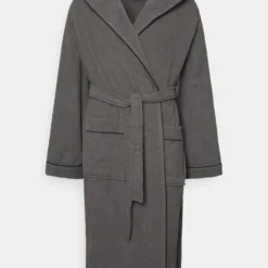 Pier One Badjas - Dark Grey/Black