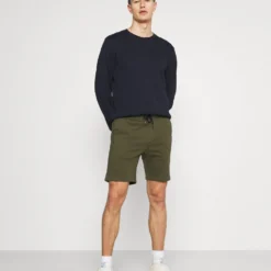 Pier One 2 Pack - Shorts - Black/Olive