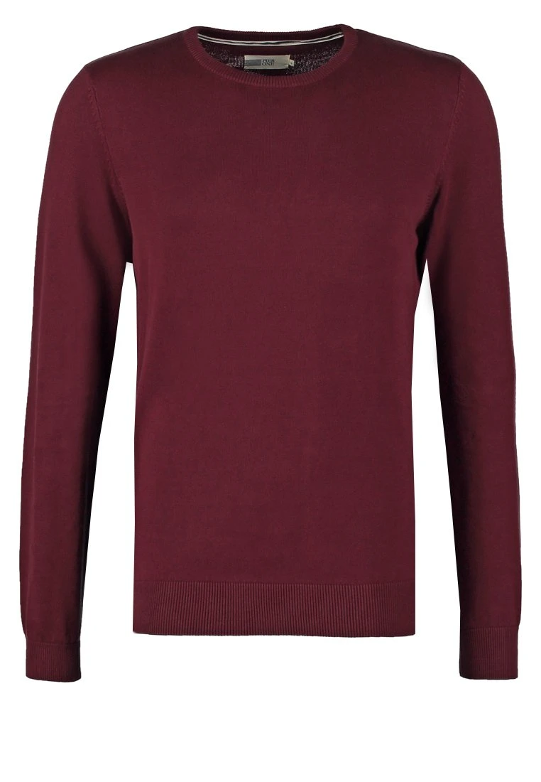 Basic Crewneck - Trui - Bordeaux Pier One Basic Crewneck - Trui - Bordeaux -Pier One-Winkel 85d6d8a383134993bde44fb81e406306