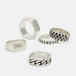 Pier One 5 Pack - Ring - Silver-Coloured 4 Pier One 5 Pack - Ring - Silver-Coloured -Pier One-Winkel 8d765d0dc02544e08b7f412c9180c920 scaled