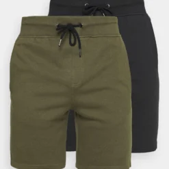 Pier One 2 Pack - Shorts - Black/Olive -Pier One-Winkel 97446a5d1f4444a39e0756e4edaa81f0 scaled
