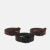 Pier One 3 Pack Unisex - Riem - Black/Brown/Dark Brown -Pier One-Winkel b7b23cd8203549e5921c13f688755998