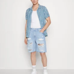 Pier One Jeansshort - Blue Denim 6 Pier One Jeansshort - Blue Denim -Pier One-Winkel be57db22830e4796bb3dcf0dca4dddb4 scaled