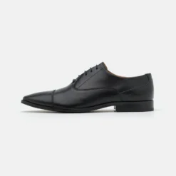 Pier One Leather- Veterschoenen - Black