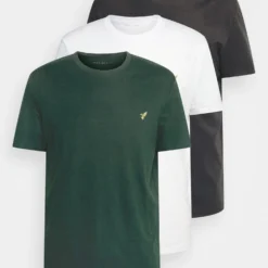Pier One 3 Pack - T-Shirt Basic - White, Black, Dark Green -Pier One-Winkel cb0ef94bb9d04e7684206d4a10c4d311 scaled