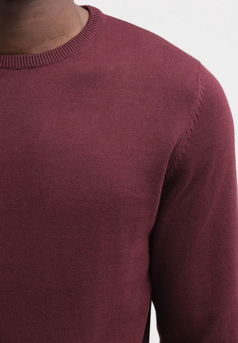Basic Crewneck - Trui - Bordeaux Pier One Basic Crewneck - Trui - Bordeaux -Pier One-Winkel d715837f4bae40fc8cff240ff173ecfa