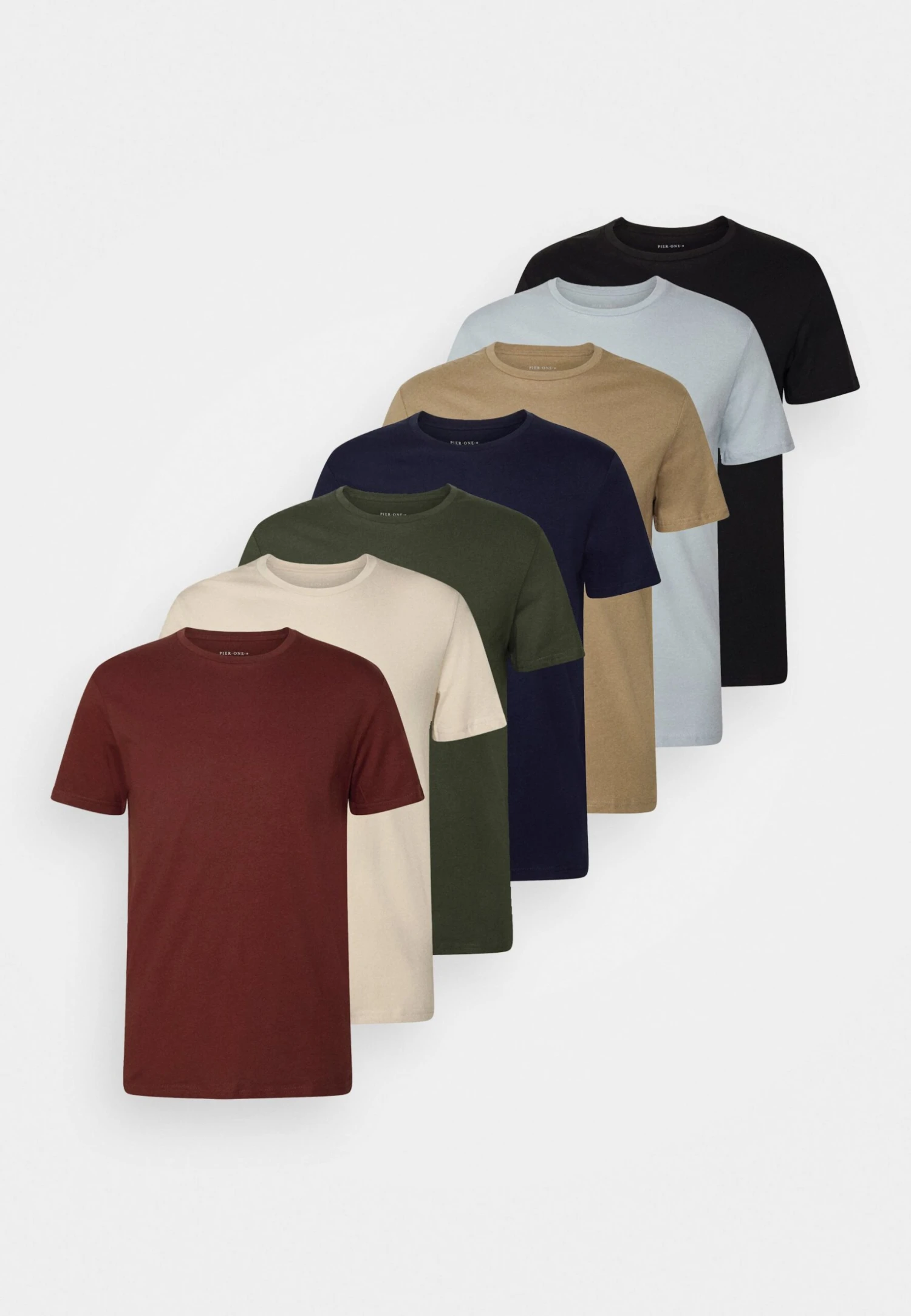 7 Pack - T-Shirt Basic - Black/Dark Blue/Dark Green Pier One 7 Pack - T-Shirt Basic - Black/Dark Blue/Dark Green -Pier One-Winkel d74e2d3540cf40e38472cc37d83d230d scaled