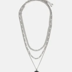 Pier One Unisex 3 Pack - Ketting - Silver-Coloured