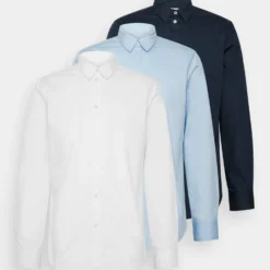 Pier One 3 Pack - Zakelijk Overhemd - White/Light Blue/Dark Blue -Pier One-Winkel def04b8137b345368346a495c2933cad scaled