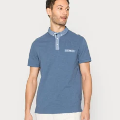 Pier One Poloshirt - Dark Blue/Light Blue