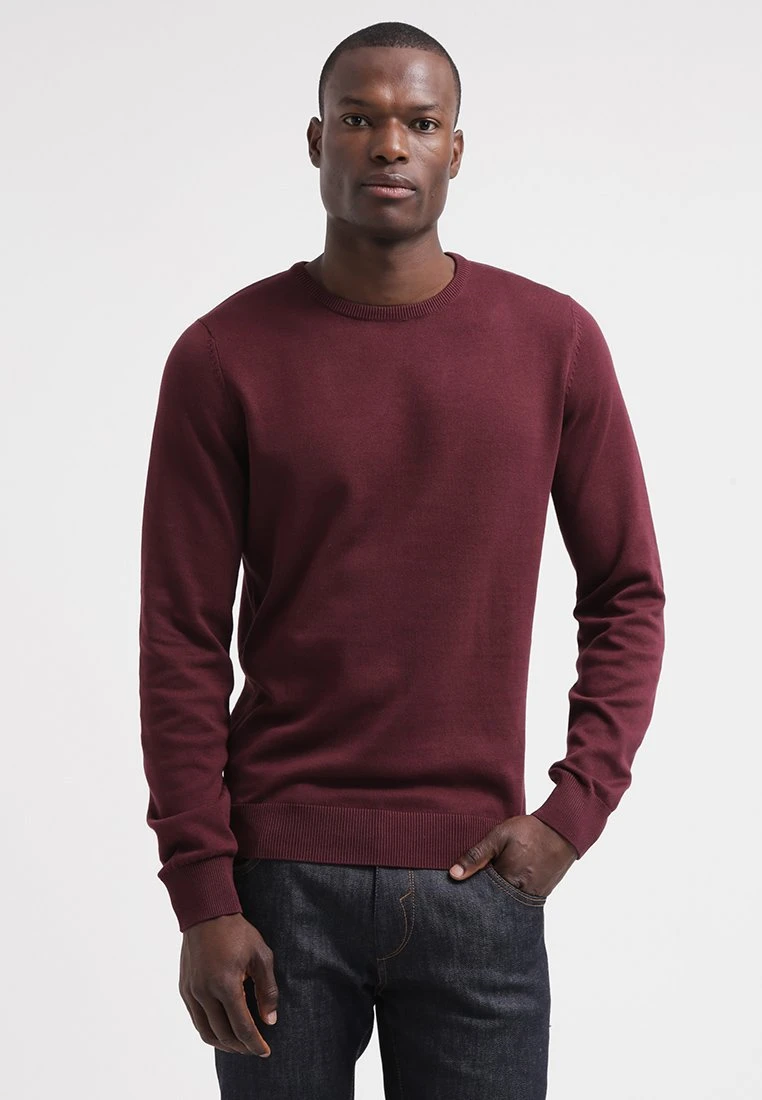 Basic Crewneck - Trui - Bordeaux Pier One Basic Crewneck - Trui - Bordeaux -Pier One-Winkel eb0e723b2058424e9a31aa5c1f372c09