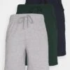 Pier One 3 Pack - Pyjamabroek - Dark Blue /Mottled Dark Grey/Dark Green -Pier One-Winkel fbadd663c5594d29a25948737d7d986a