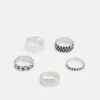 Pier One 5 Pack - Ring - Silver-Coloured -Pier One-Winkel fc3926f0e1e341beb8f9300523b0deb6 scaled