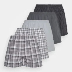 Pier One 5 Pack - Boxershort - Black/Grey/White